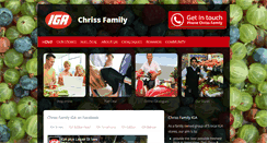 Desktop Screenshot of chrissfamilyiga.com